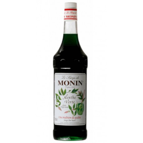 Monin Menthe Verte 1L (lot de 2 bouteilles)