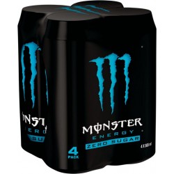 Monster Energy Zero Sugar 500ml (pack de 4)