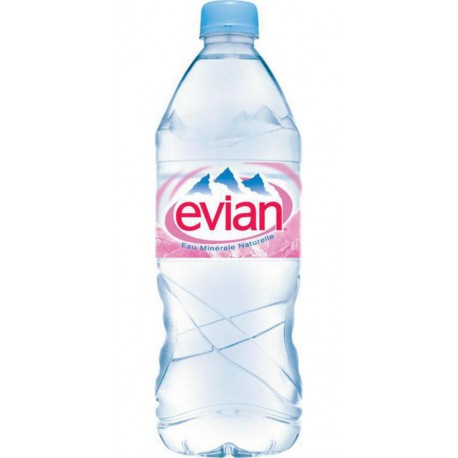 Evian 1L x6 (lot de 8 packs de 6 soit 48 bouteilles)