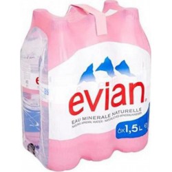 Evian 1,5L (lot de 8 packs de 6 soit 48 bouteilles)
