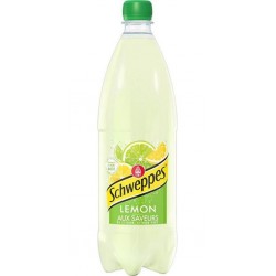 Schweppes Boissons aux fruits gazeuses Lemon 1L