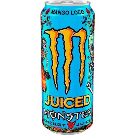 MONSTER Boisson gazeuse énergisante Juiced Mango loco 50cl