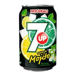 7up Mojito 33cl (pack de 24 canettes)