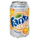 Fanta Orange Zéro 33cl x6 (lot de 4 packs de 6 soit 24 canettes)