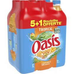 Oasis Tropical 2L (lot de 6 bouteilles)