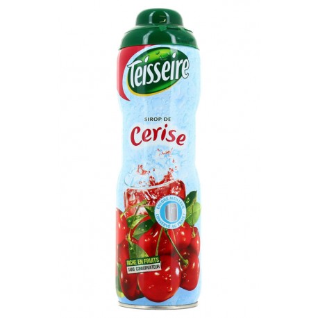 Teisseire Sirop Cerise 60cl (lot de 2 bouteilles)