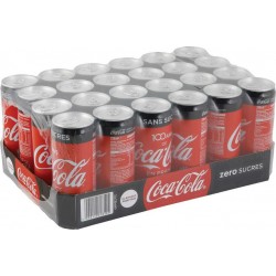 Coca-Cola Zéro 33cl (pack de 24)