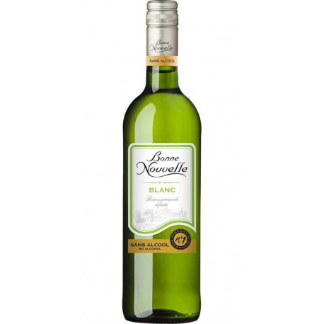 Bonne Nouvelle Boisson Fermentée Sans Alcool - Blanc 0.3% 75 cl 0.3%vol.