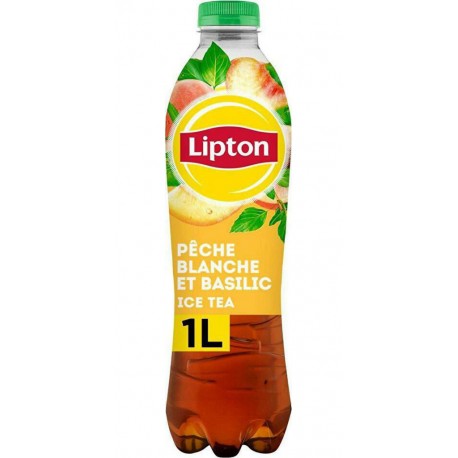 Lipton Pêche Blanche & Basilic 1L