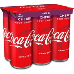 Coca-Cola Cherry Cerise 33cl (pack de 6)