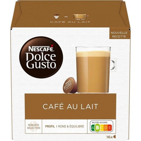Nescafé DOLCE GUSTO Café capsules Dolce Gusto Café au Lait x16