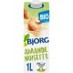 BJORG Boisson Végétale Lait d'amande noisettes la brique de 1L