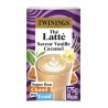 TWININGS Thé noir latté vanille caramel la boite de 175G 175L