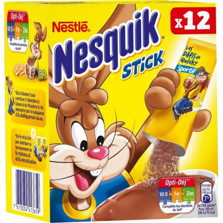 NESQUIK Chocolat en poudre 12x13,5g 162g
