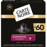 CARTE NOIRE Café capsules Espresso Intense n°9 compatibles Nespresso (60 capsules)