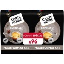Carte Noire Café dosettes Espresso n°8 Senseo 2x48 soit 96 dosettes 672g