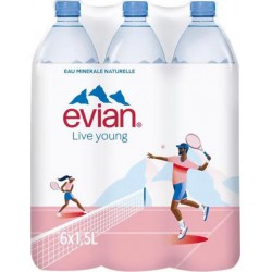 Evian 1,5L (pack de 6)