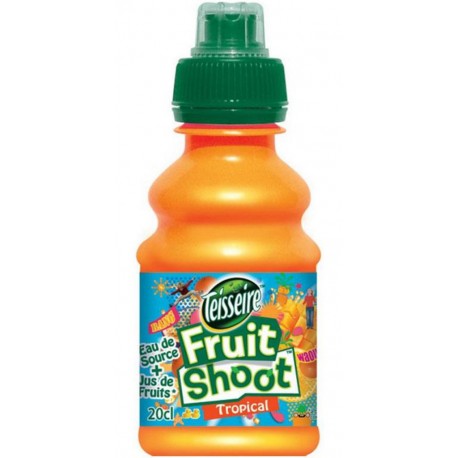 Teisseire Fruit Shoot Tropical 20cl (lot de 2 packs de 12 soit 24 bouteilles)