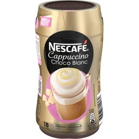 Nescafé Cappuccino Choco Blanc 270g (lot de 5 boîtes)