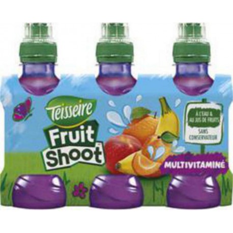 Teisseire Fruit Shoot multivitaminé 20cl (pack de 6)