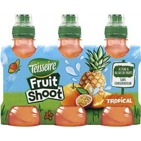 Fruit Shoot Boisson aux fruits plats tropical 20cl (pack de 6)