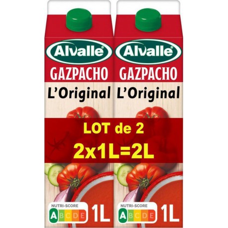 ALVALLE Gazpacho L'Original 1L (pack de 2)