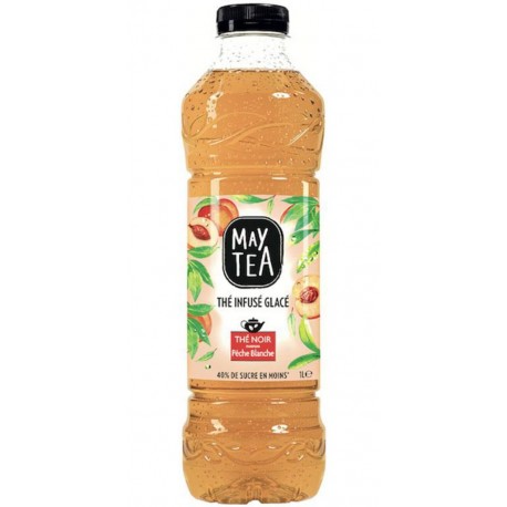 May Tea Pêche Blanche 1L (pack de 6)