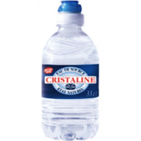 Cristaline Sport 33cl x12 (lot de 2 packs de 12 soit 24 bouteilles)
