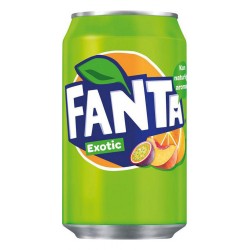 Fanta Exotique 33cl x6 (pack de 4 packs de 6 soit 24 canettes)