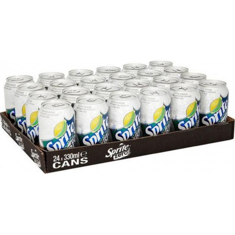 Sprite Zero 33cl (lot de 4 packs de 6 soit 24 canettes)