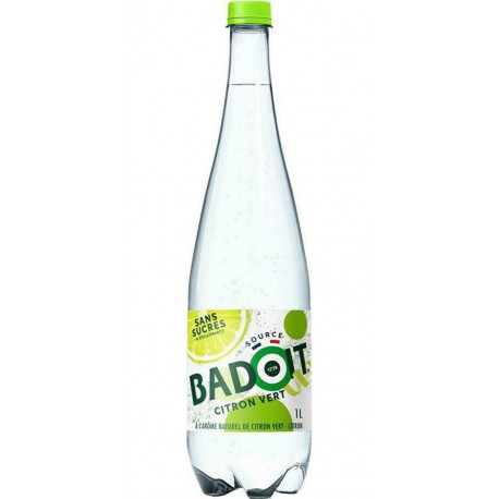 Badoit Eau minérale gazeuse saveur citron vert 1 L