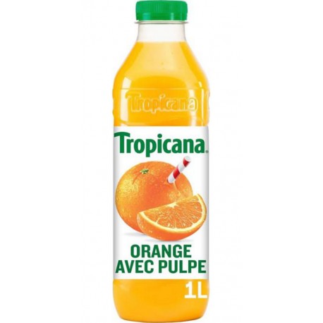 TROPICANA Jus d'orange avec pulpe PET 6x1L