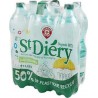 Eau minérale gazeuse St Diery Naturelle 1,25L (pack de 6)