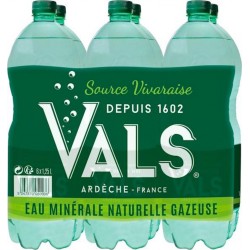 Eau gazeuse Vals 1,25L (pack de 6)