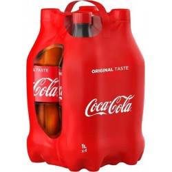 Soda Coca-Cola 4x1L (pack de 4)