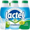 Lait Lactel Vitamine D écrémé 1L (lot de 2 packs de 6 soit 12 bouteilles)