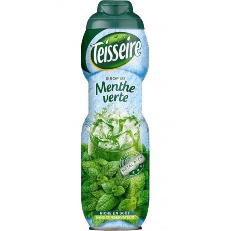 Teisseire Sirop Menthe Verte 75cl (lot de 2 bouteilles)