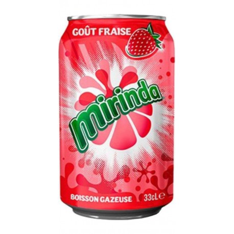 Mirinda Fraise 33cl (pack de 24)