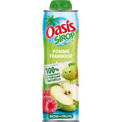 OASIS Sirop Framboise Pomme Pur Sucre bouteille de 60cl 60cl