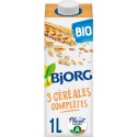 BJORG Boisson Végétale 3 Céréales Bio 1L