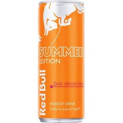 RED BULL Boisson énergétique summer édition abricot framboise 25cl