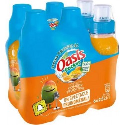 OASIS Boisson Aux Fruits Tropical 25cl (pack de 6)