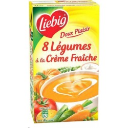 Liebig 8 Légumes à la Crème Fraîche (lot de 3)