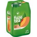 FUZE TEA Boisson Thé Glacé Pêche 40cl (pack de 4)