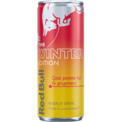 RED BULL Boisson Énergisante Goût Pomme Fuji Gingembre The Winter Edition RED BULL