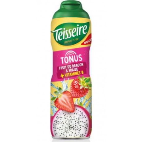 TEISSEIRE Sirop Tonus Fruit du Dragon et Fraise Vitamine B TEISSEIRE