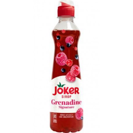 JOKER Sirop Grenadine Signature Arômes Naturels Sans Conservateurs JOKER