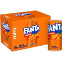 FANTA Soda à l'Orange Réduit en Sucre FANTA