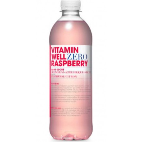 VITAMIN WELL Boisson Vitaminée Boost Saveur Framboise Sans Sucres VITAMIN WELL