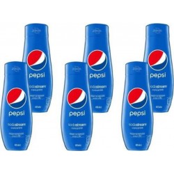 SODASTREAM Lot De 6 Concentrés Pepsi 440ml